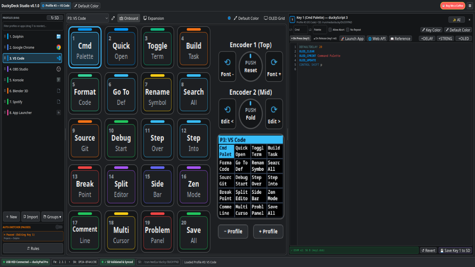 VS Code IDE Profile